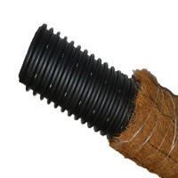 Труба дренажная O 160 мм гофрированная в фильтре кокосовая койра