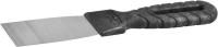 Шпательная лопатка из нержавеющей стали, 40 мм, пластмассовая ручка// Сибртех
