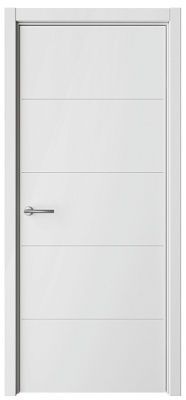 Дверь Геометрия-4 ширина 70 см Эмаль ПГ кромка В цвет полотна