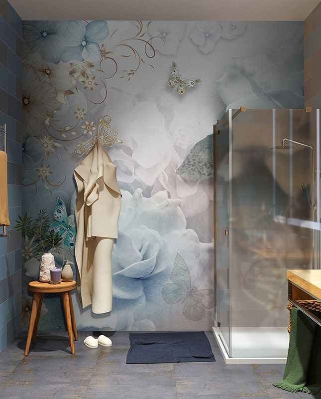 Графика Цветочная абстракция. ag0364