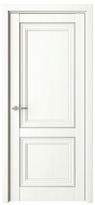 Дверь Прадо ширина 60 см Винил ПГ Молдинг серебро