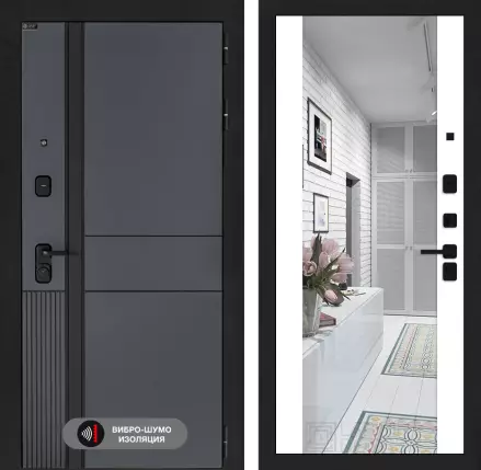 Входная дверь EVOLAB с Зеркалом Максимум