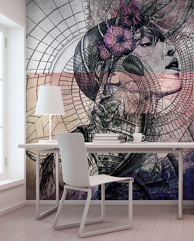 Графика Девушка-загадка  ag0049