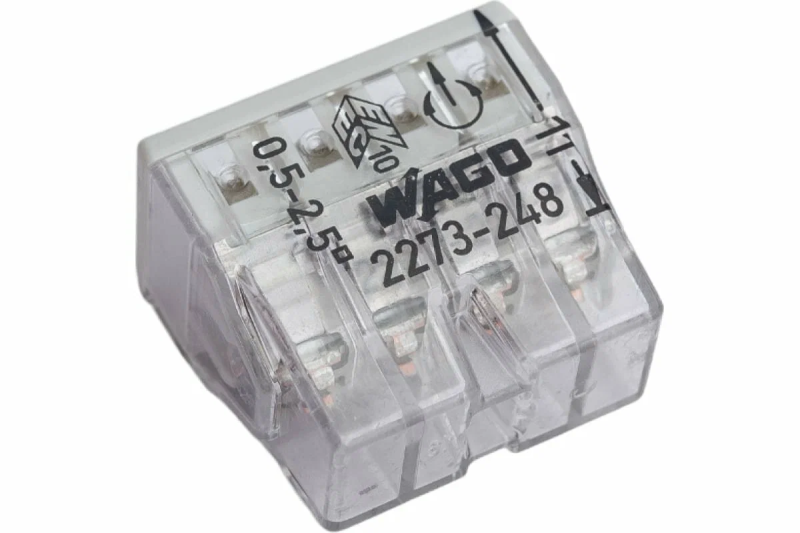 Клеммная колодка "WAGO" 2273- 248/50 с пастой
