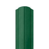 Металлический штакетник Ral 6002 0.40 см. П-профиль
