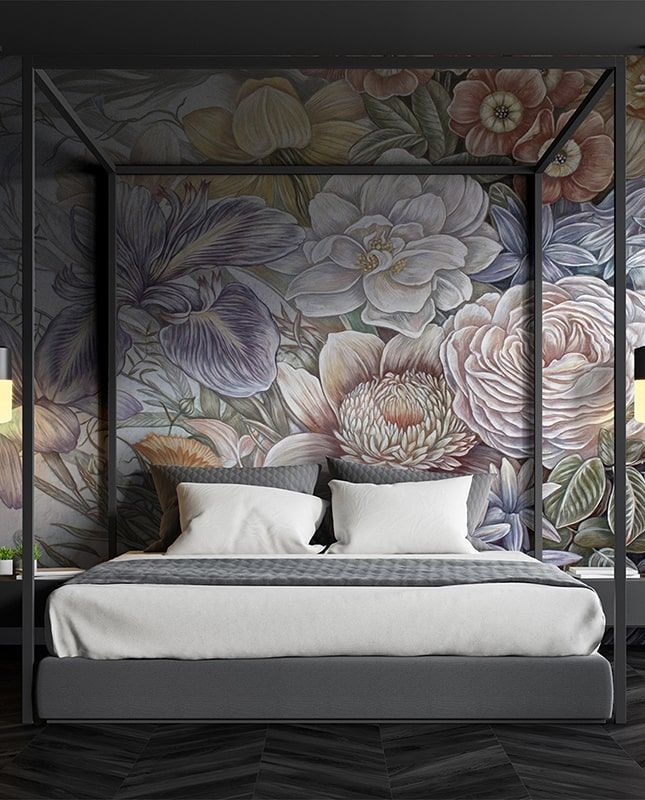 Графика Цветы. Современное искусство. ag0291