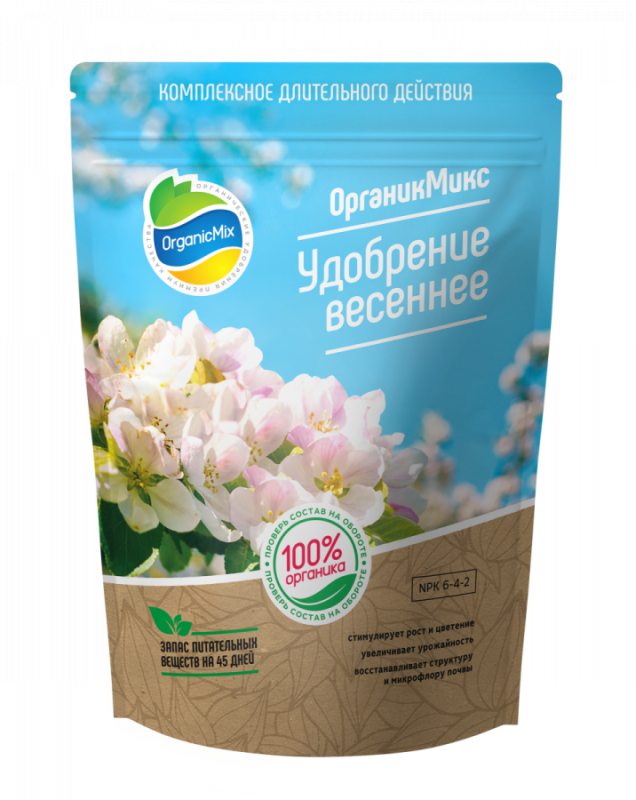 ОрганикМикс Удобрение весеннее 850г