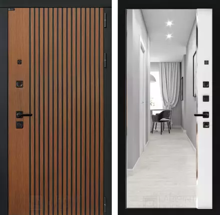 Входная дверь STORM с зеркалом Панорама