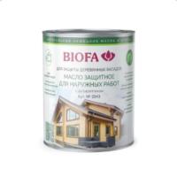 Масло защитное Biofa с антисептиком в цвете Коньяк