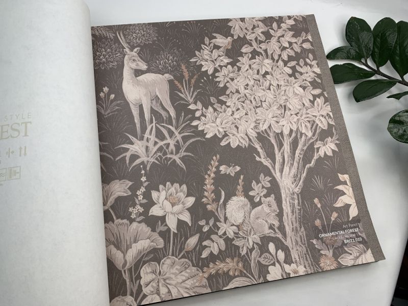 Флизелиновые фотообои Loymina British Style Forest (Британский лес) BRIT1 010