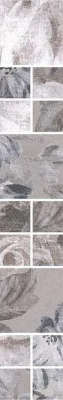 Бордюр Kerama Marazzi Александрия серый мозаичный 4,8х30