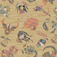 Виниловые обои на флизелиновой основе Sirpi Missoni Home 4 1x10.05 арт.M4A10350