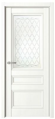Дверь Византия ширина 70 см Винил Стекло мателюкс "Титул"
