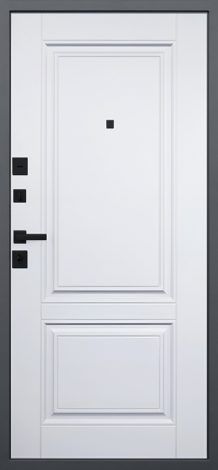 Стальная дверь «Гермес НЕОКЛАССИКА» белый матовый АСД