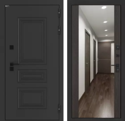 Входная дверь Аляска Лайт с Зеркалом Максимум