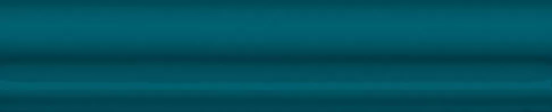 Бордюр Багет Клемансо бирюзовый глянцевый 15x3x1,6