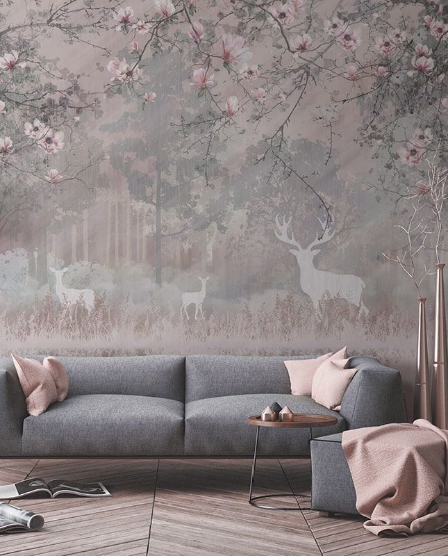 Графика Лесное озеро. Современное искусство. ag0365