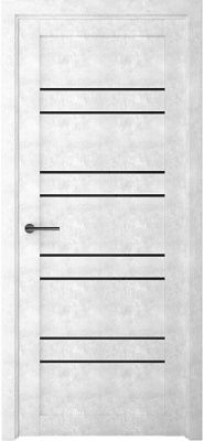 Дверь Дублин ширина 80 см Стекло черное