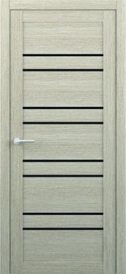 Дверь Т-14 ширина 60 см Эко Текс Стекло черное