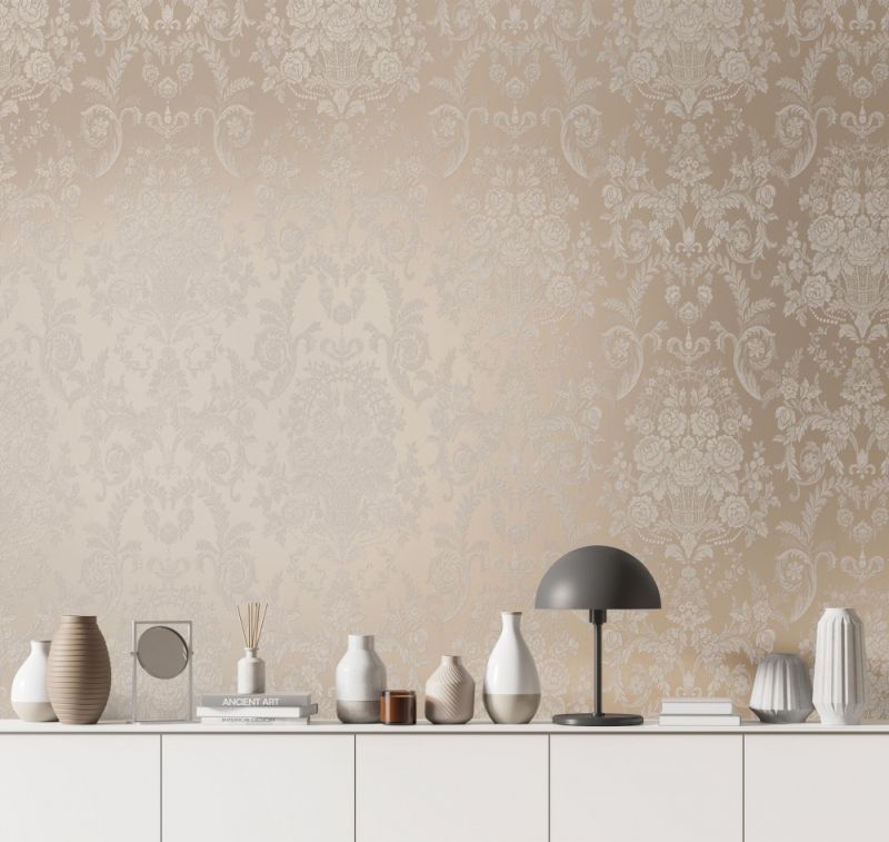Флизелиновые обои Milassa Дамаск DK7 002/1 для стен