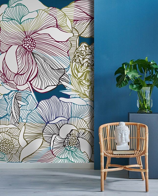 Графика Цветочные мотивы.  ag0092