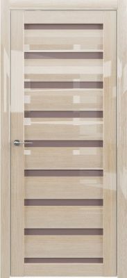 Дверь Сидней ширина 80 см Глянец Стекло мателюкс бронза