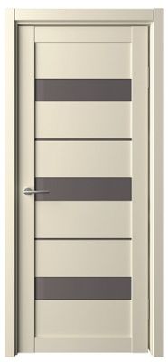 Дверь Прага ширина 90 см Винил Стекло мателюкс бронза