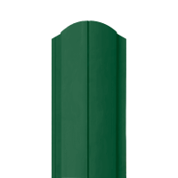 Металлический штакетник Ral 6002 0.40 см. Полукруг-профиль