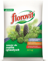 Florovit Для хвойных гранулированный ( туя , лиственница, можжевельник, кипарис, ель, сосна, 10 кг