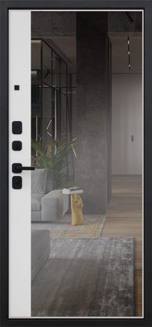 Стальная дверь «Фрегат с зеркалом» для квартиры АСД