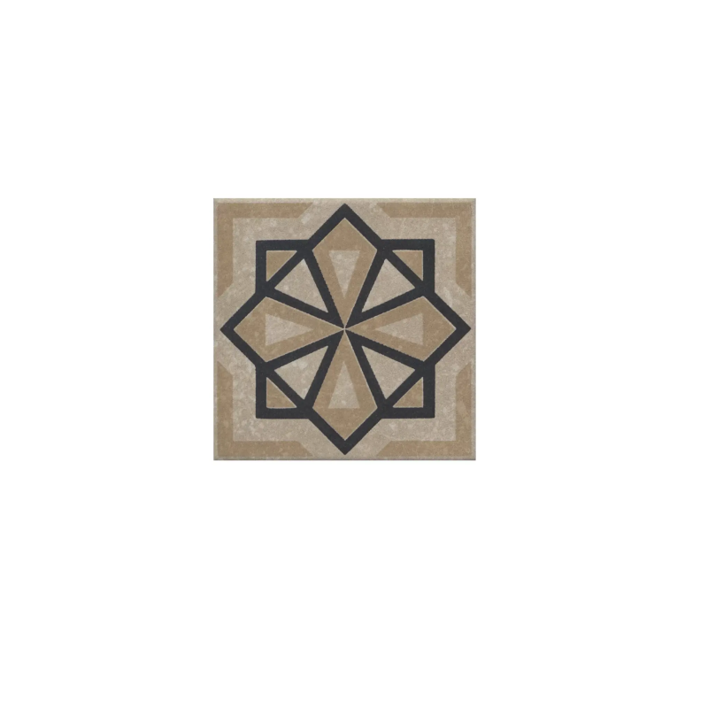 Декор Касабланка бежевый светлый матовый 9,8x9,8x0,7
