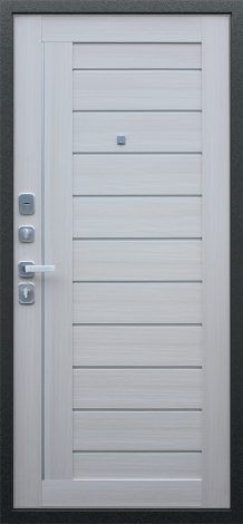 Стальная дверь Соло «Белая лиственница» АСД