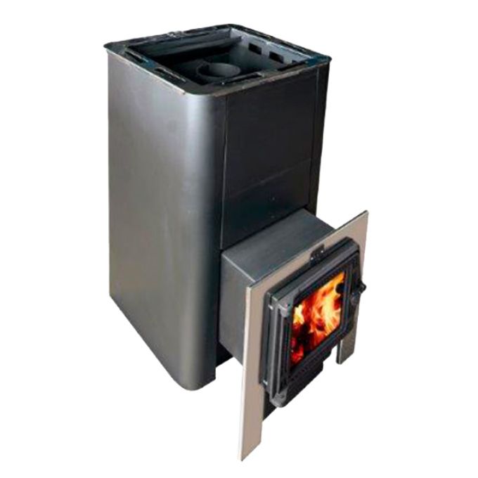 Печь для бани Термофор Олимп 20-26 (чугунная дверца со стеклом+парогенератор)