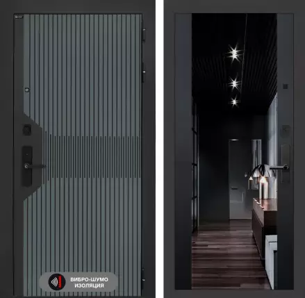 Входная дверь Смартлаб с Зеркалом тонированным Максимум