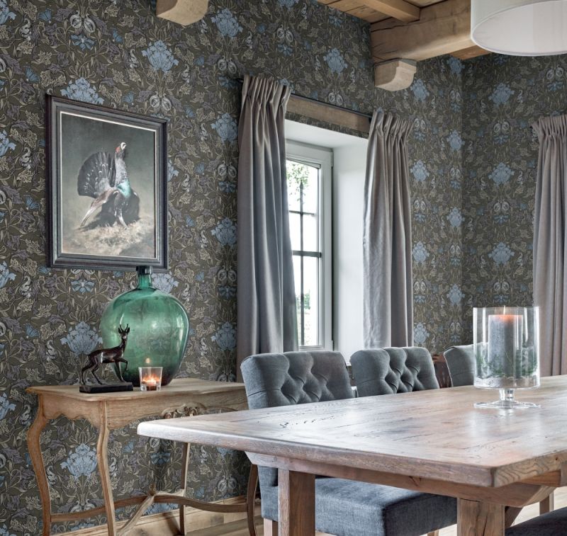 Флизелиновые обои Loymina British Garden (Британский сад) BRIT11 004 для спальни