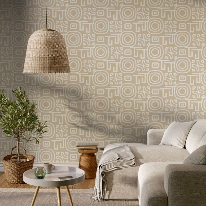 Флизелиновые обои Milassa Полинезия Plz2 002/1 для стен спальни