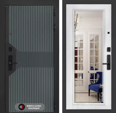 Входная дверь Смартлаб с Зеркалом Фацет