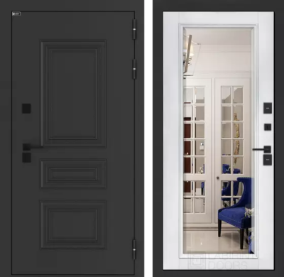 Входная дверь Аляска Лайт с Зеркалом Фацет