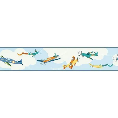 Бумажные обои на бумажной основе York Waverly Kids 0.23x4.57 арт.WK6808BD