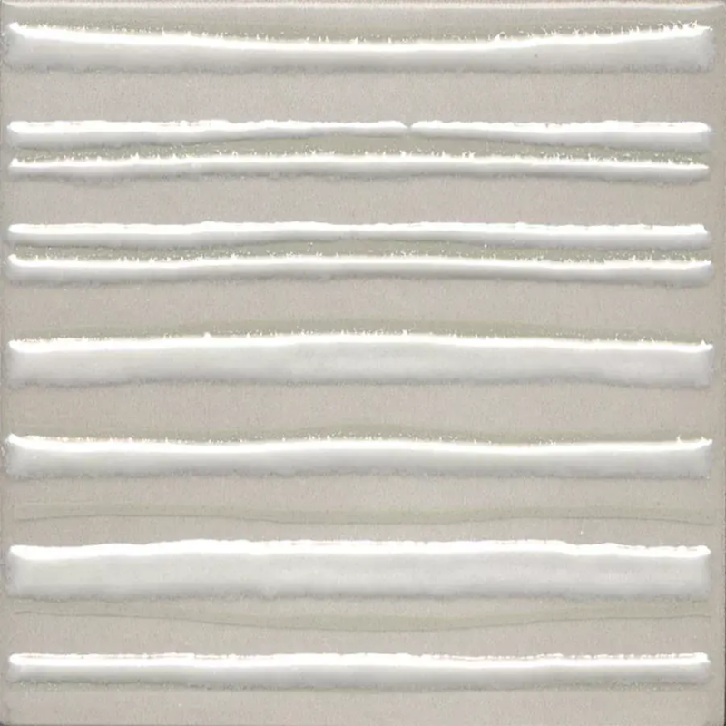 Декор Бахия 3 серый светлый глянцевый 9,8x9,8x0,7