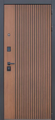 Стальная дверь «Velvet с зеркалом» в квартиру АСД