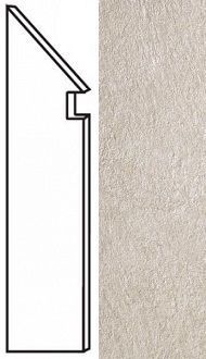 Плинтус Brave Gypsum Battiscopa Sag. SX (A1JF)