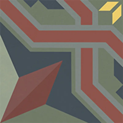 Керамогранит Simpolo Scs Mandala Verde 19,8х19,8