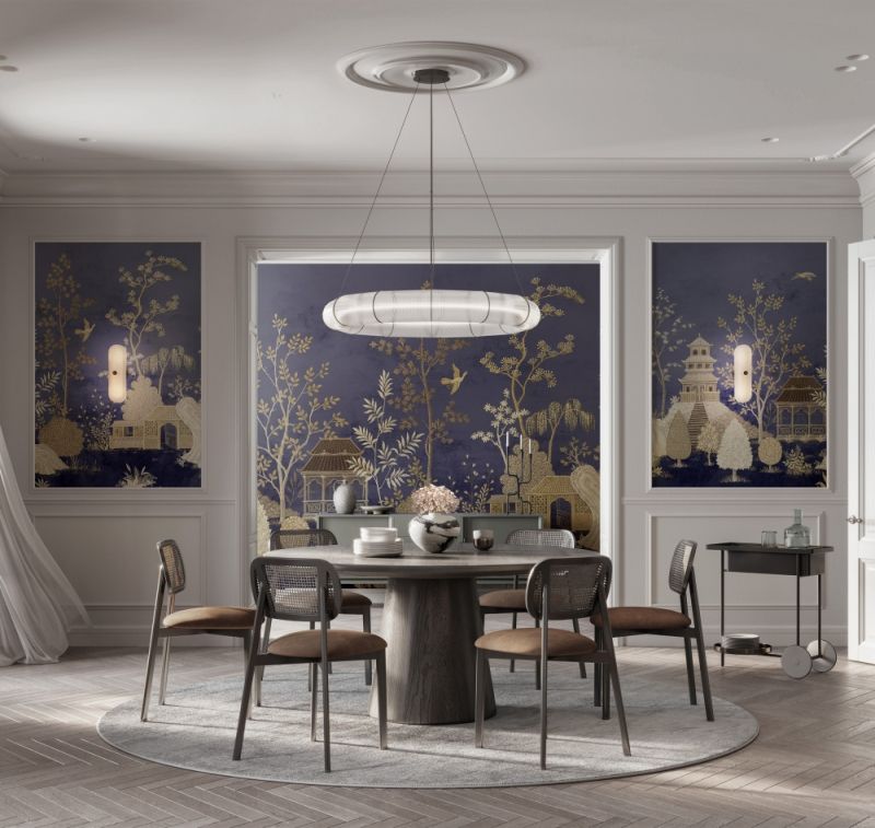 Флизелиновые фотообои Loymina Панорама (Вистерия) PNR6 021