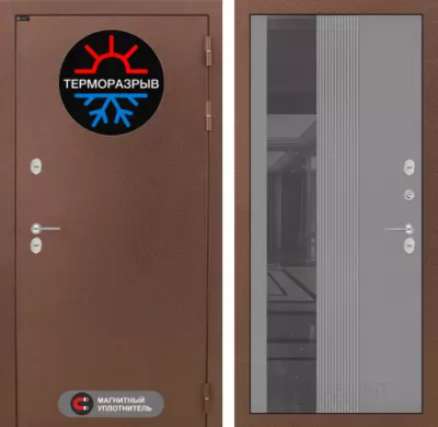 Входная дверь Термо Магнит с Зеркалом 32 тонированным