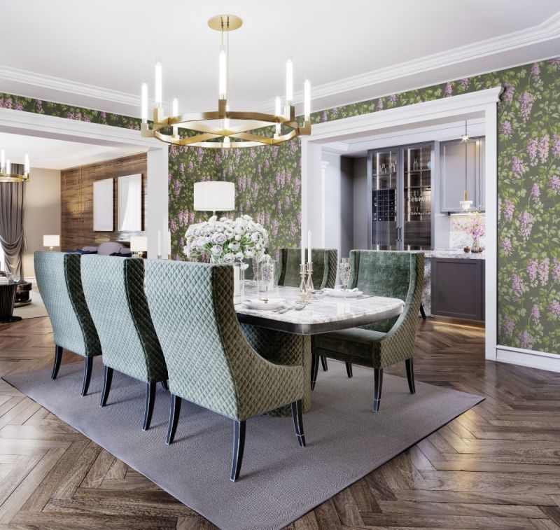 Флизелиновые фотообои Loymina Панорама (Вистерия) PNR5 005/3