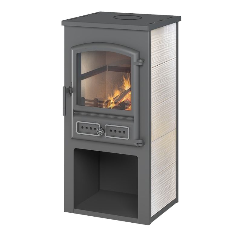 Камин ЭТНА (БКД) "Бежевый" Ø 115мм