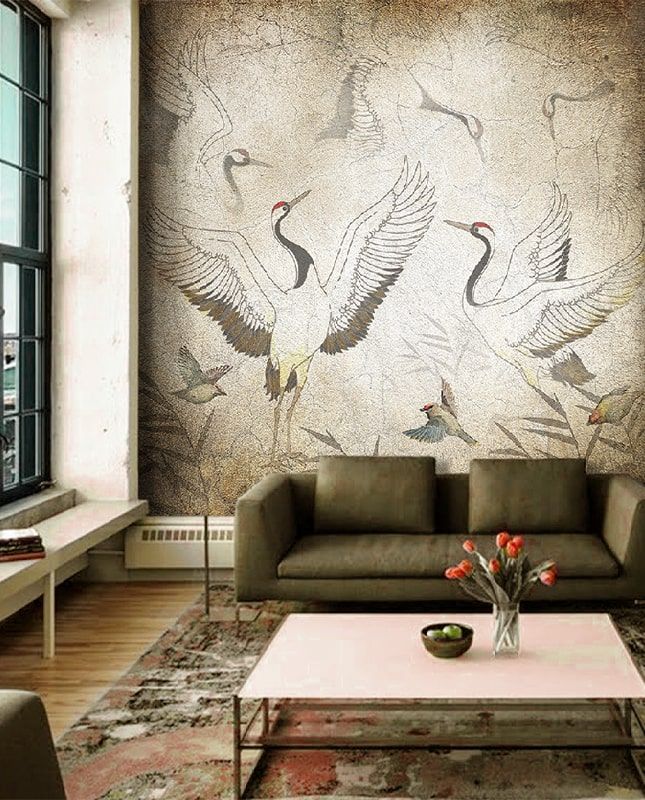 Графика Журавли. Японские мотивы. ag0386