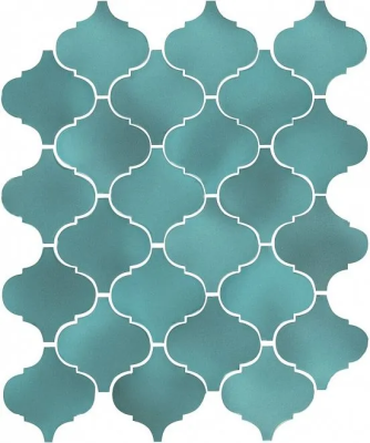 Керамическая плитка Kerama Marazzi Арабески Майолика бирюза 26х30