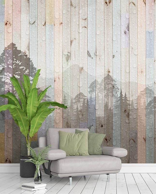 Графика Лес. Графика. Дерево. Лофт. ag0191